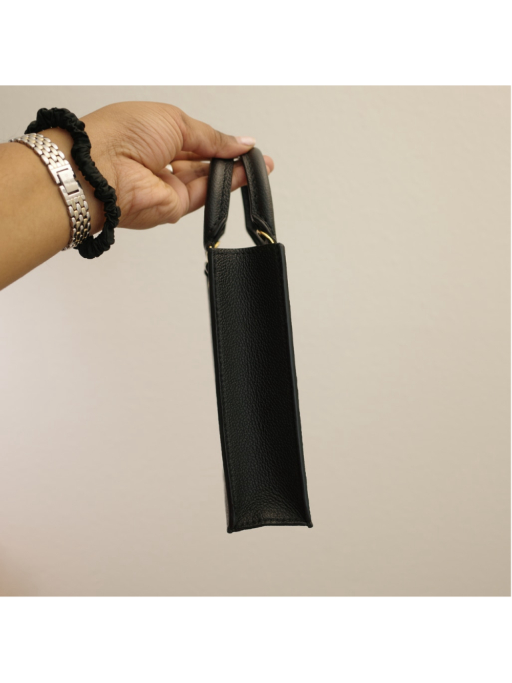 LOUIS VUITTON Petit Sac Plat Black Empreinte Leather - Picture 9 of 11